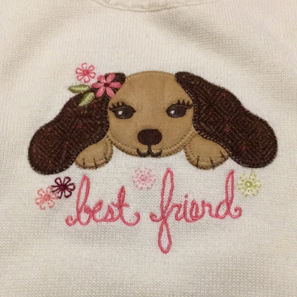 Vintage Gymboree Primrose Best Friend girls sweater vest Size 7 - Picture 2 of 6